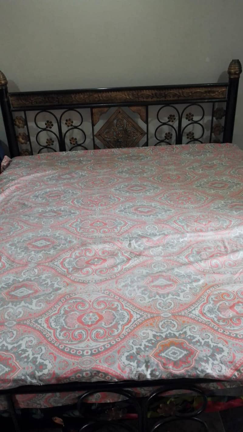 iron double bed 2