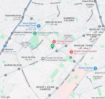 Double Storey 1 Kanal House For sale In Allama Iqbal Town - College Block Lahore