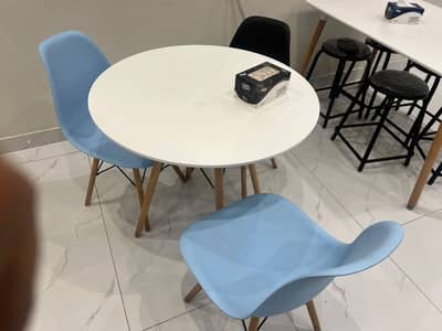 Title: Office & Dining Tables with Chairs | Round & Rectangle Tables