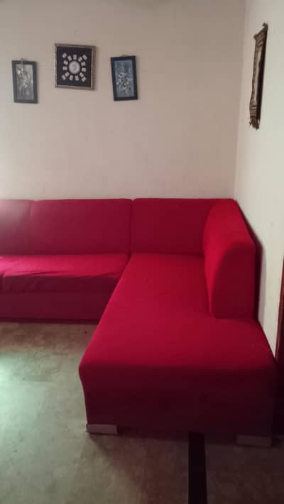 Sofa Set Red Colour