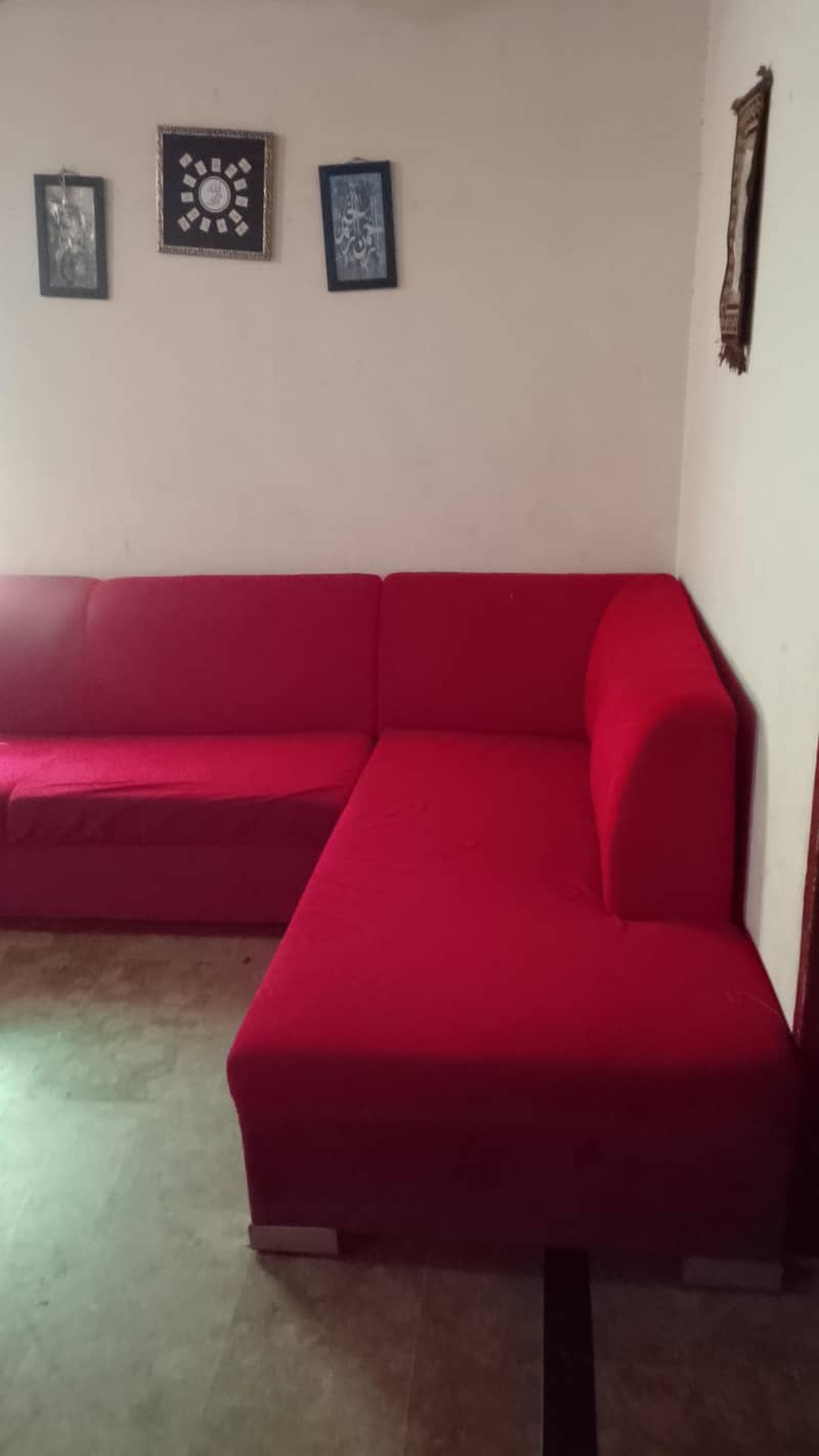 Sofa Set Red Colour 0