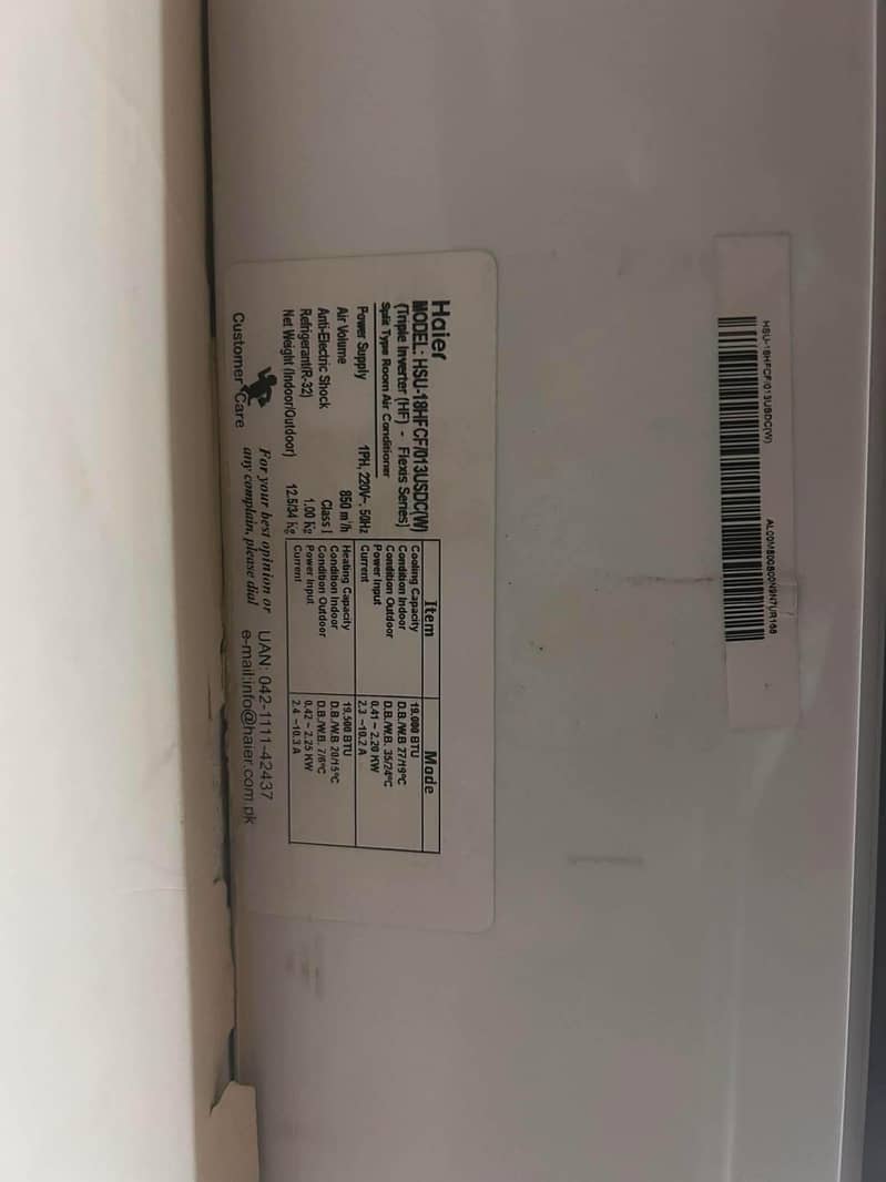 Haier invertor 2