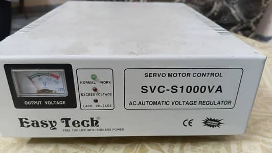 Easy Tech SVC-S1000VA 1000VA Servo Motor Voltage Stabilizer