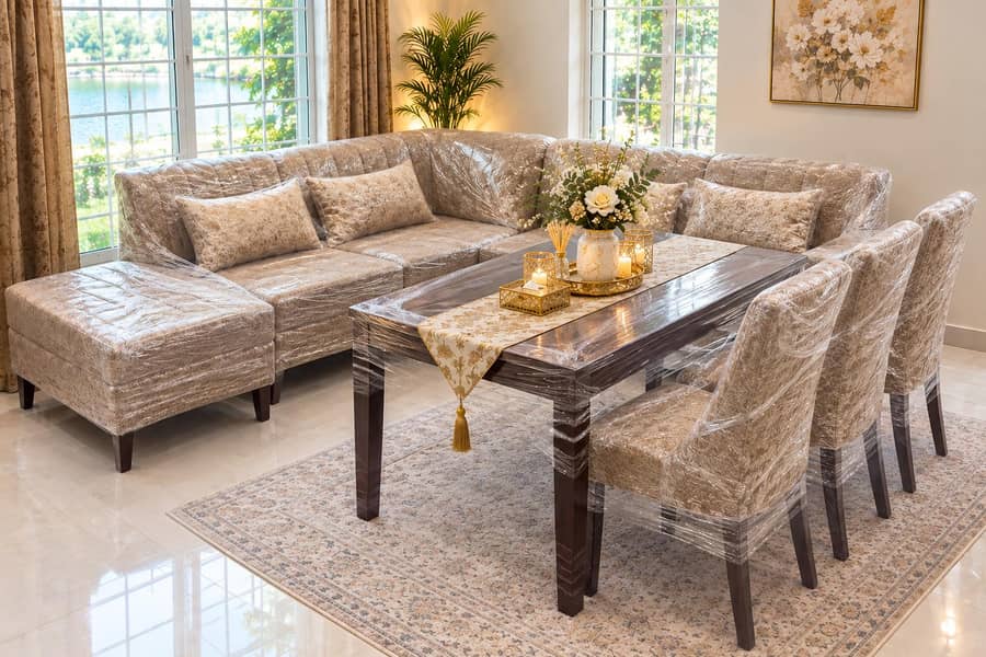 sofa ,chair ,dining table, L shape sofa 1