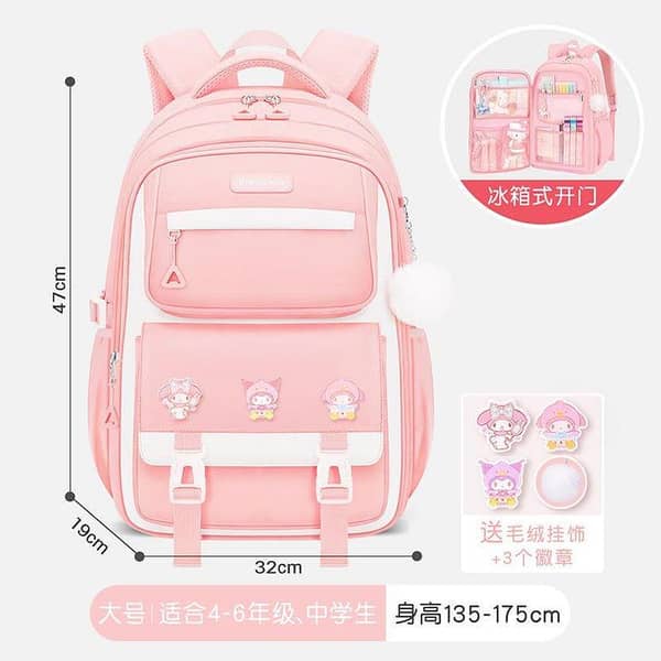Binobees – Premium Quality Girls Stylish Canvas Backpack for College Girls – School Bag for Girls