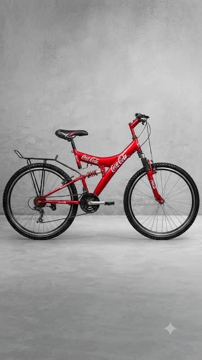 Coca-Cola MTB – Full Suspension Mountain Bike