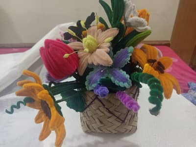 Handmade Flowers (pipe cleaner)