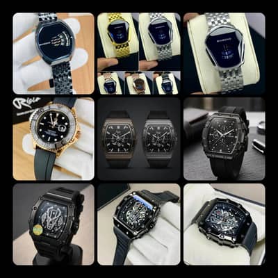 luxury's watch for Nen stylish golden, silver,black ,white