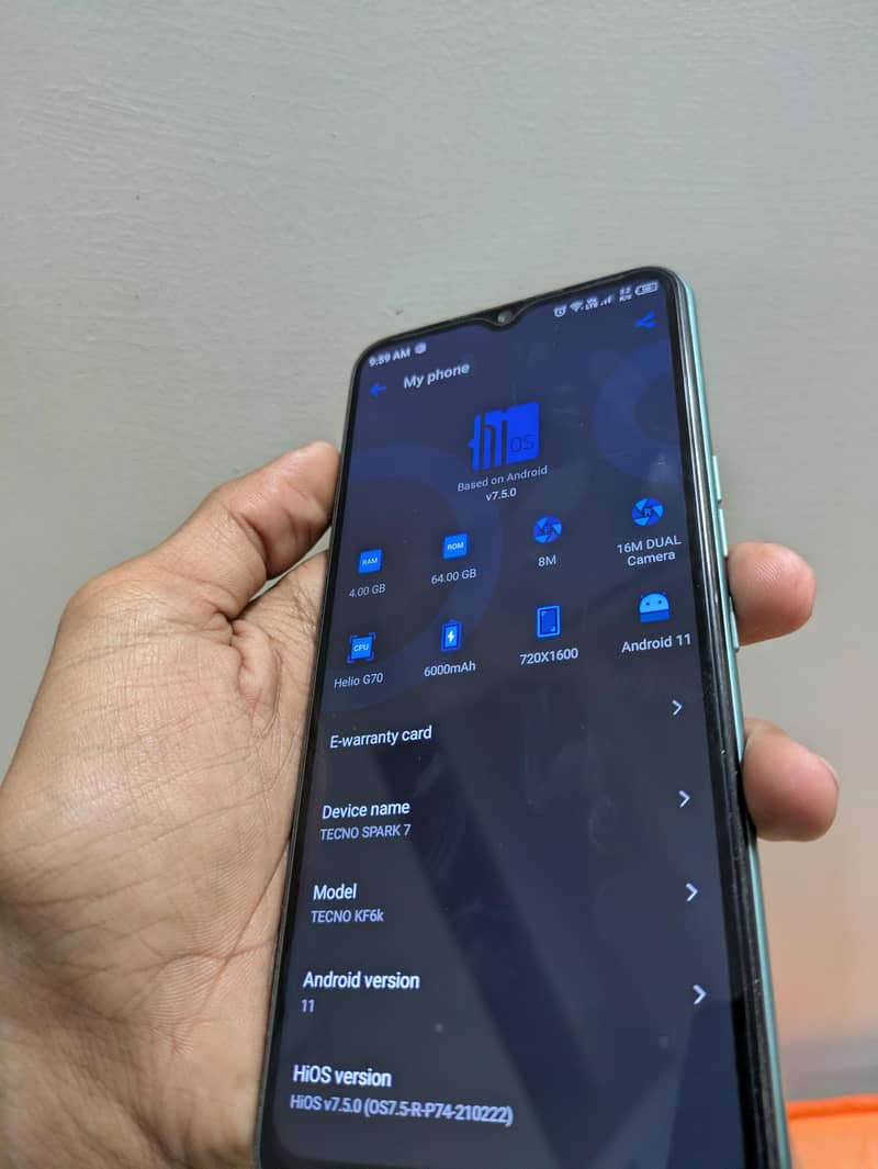 Tecno Spark 7 5