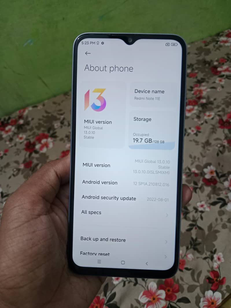 Redmi note 11e 5G 3