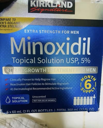 Kirkland Minoxidil 5% – 6 Month Supply | Hair Growth