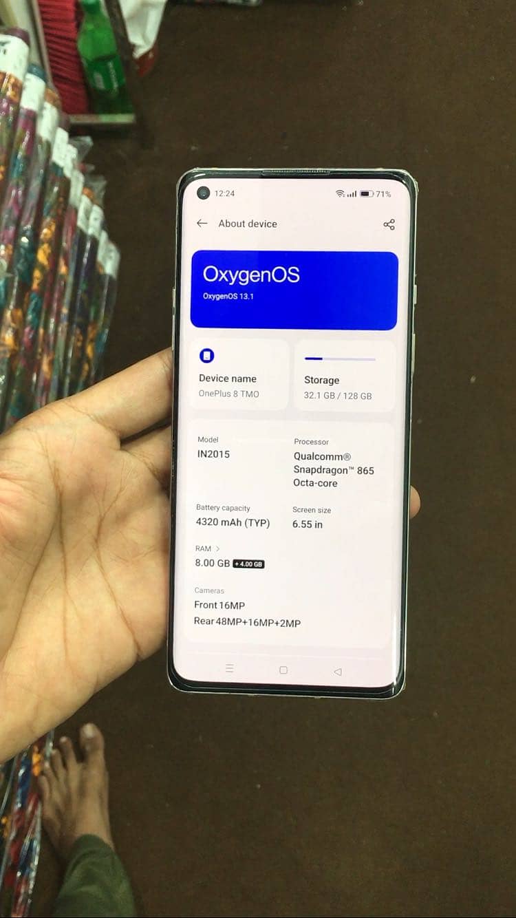 One Plus 8 not exchanged 0