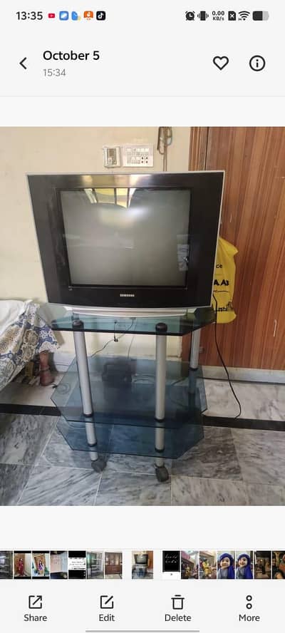 tv and trolly for sale ha . jis ko b chahye rabta karain .