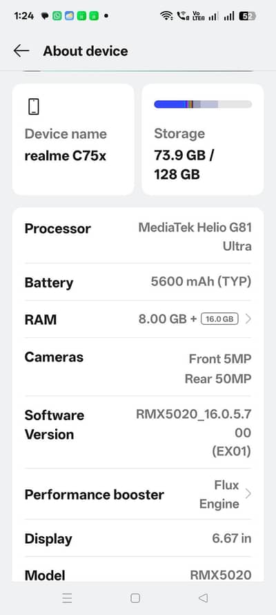 Realme C75x