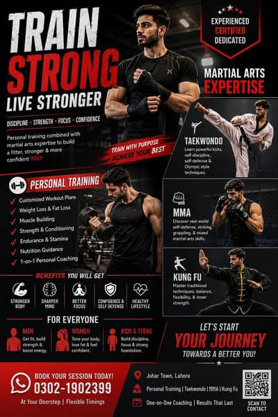 Personal Fitness Trainer | Self Defense, Martial Arts Instructor