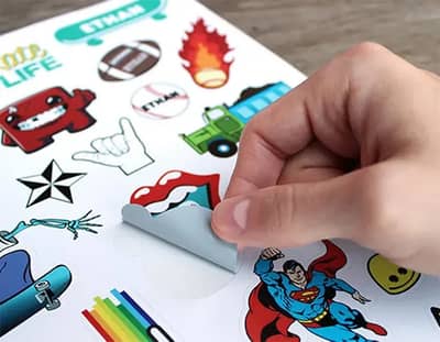 Print To Cut Stickers Plotter cutting