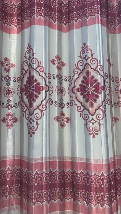 Silk curtains