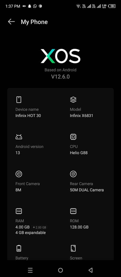 Infinix Hot 30