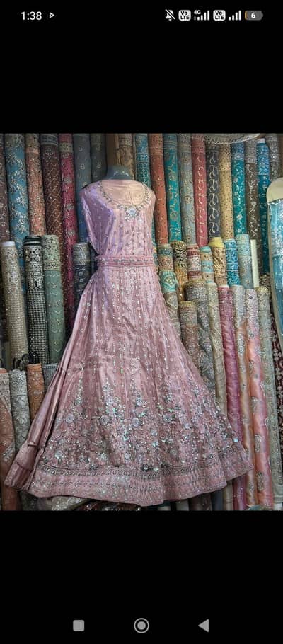 A beautiful bridal dress