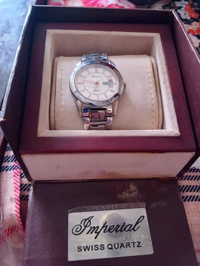 ⌚ Stylish Imported Sapphire Quartz Men’s Watch – Two Tone