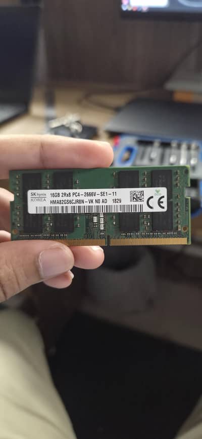 SK Hynix 16GB DDR4 2666MHz Laptop RAM (SO-DIMM)