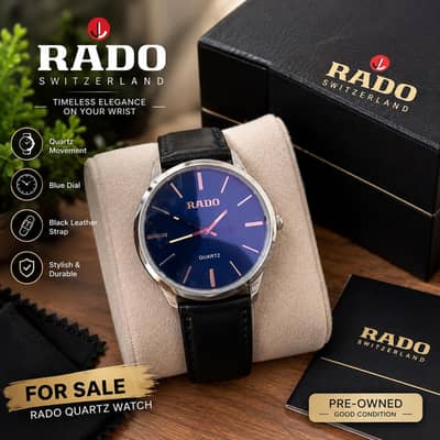 Rado Watch – Brand New & Unused | Just Purchased | Excellent Condition