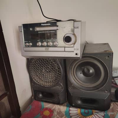Original Panasonic SA-PM1DVD Stereo Amplifier with 2 Japanese Woofers