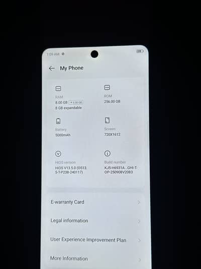 `Tecno Spark 20 - 8GB 256GB - Ice Blue Leather - 50MP Camera`