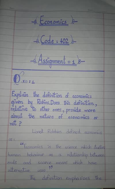 AIOU spring assignment
