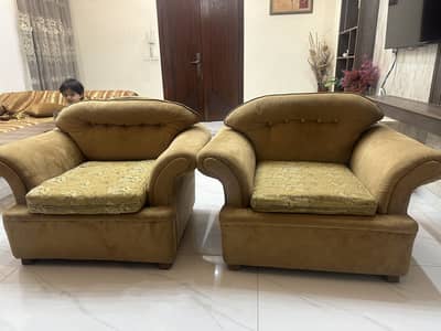 Two sofa chairs
