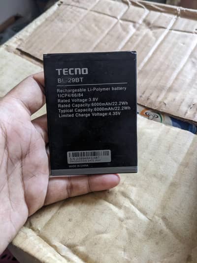 Battery 6000mAh Original - For Spark Go/ Spark 4 Air