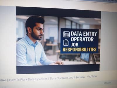 Data entry operator