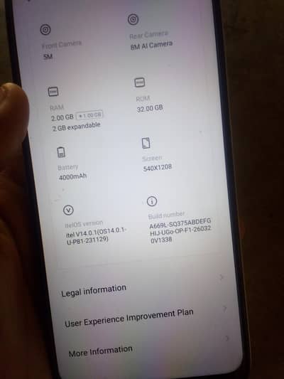 Itel A500