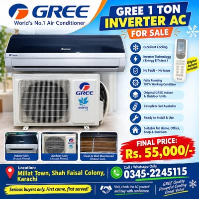 Gree 1 ton inverter AC genuine coil