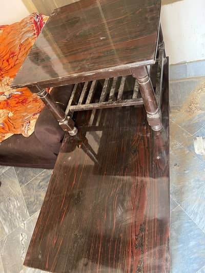 Brand New 3 Pcs Wooden Table Set For Sale