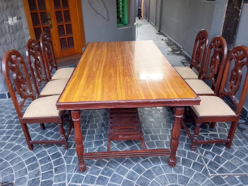 Solid Wooden Dining Table 1