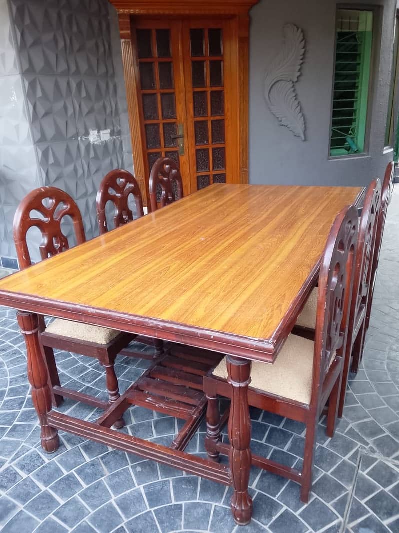 Solid Wooden Dining Table 2