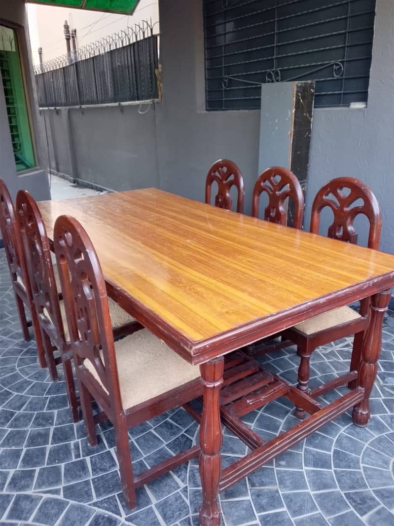 Solid Wooden Dining Table 3