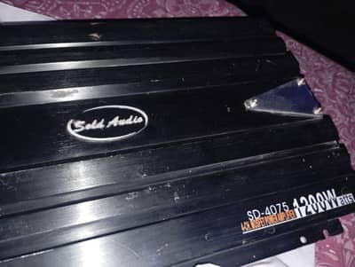 4 channel amplifier (Sold audio) original 12 inch buffer