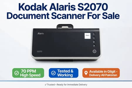 Kodak Alaris S2070 High Speed Document Scanner (70 ppm)