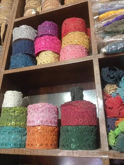 Lace naLki button all over metirial for sale