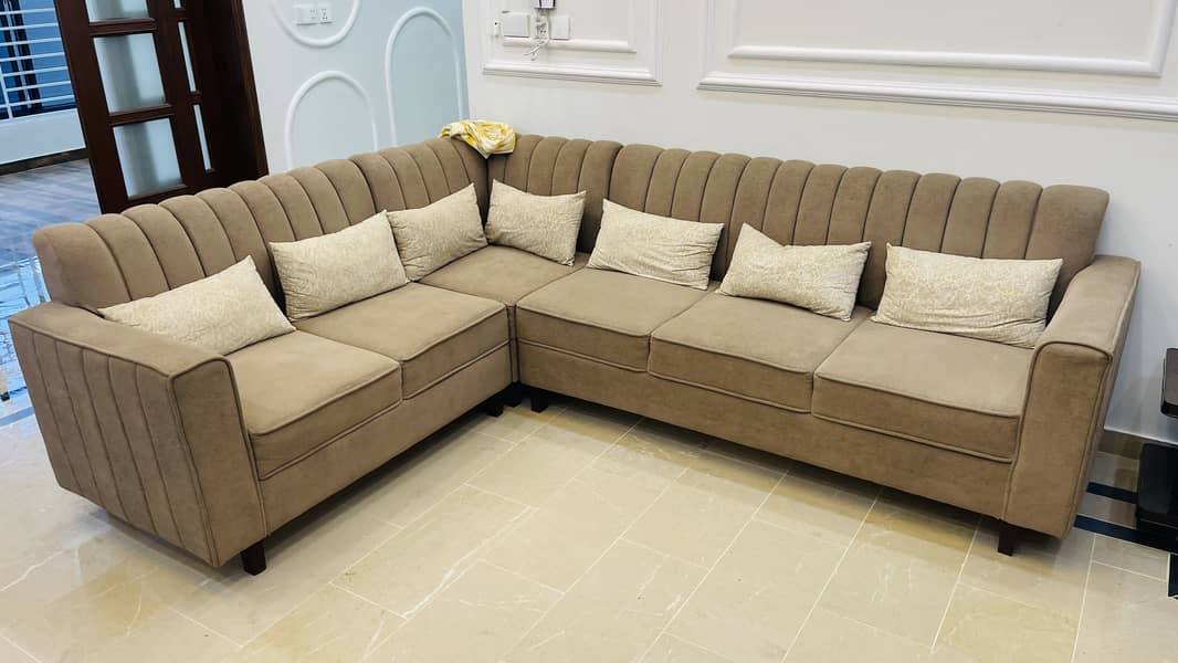 New L shape sofa set 10 seater 0