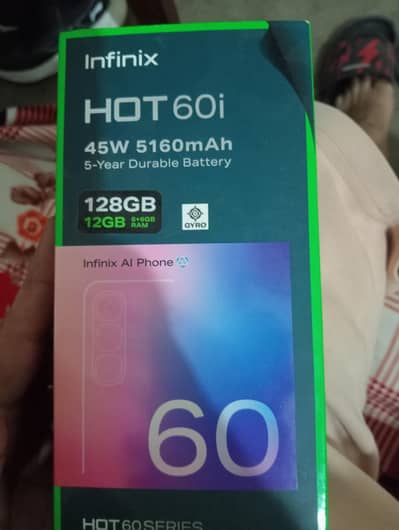 Infinix hot 60i 6+6 /128gb