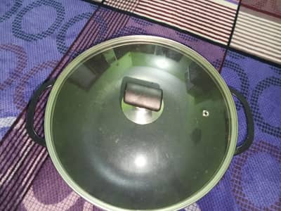 Korean brand new kadhai non stick deep frying pan