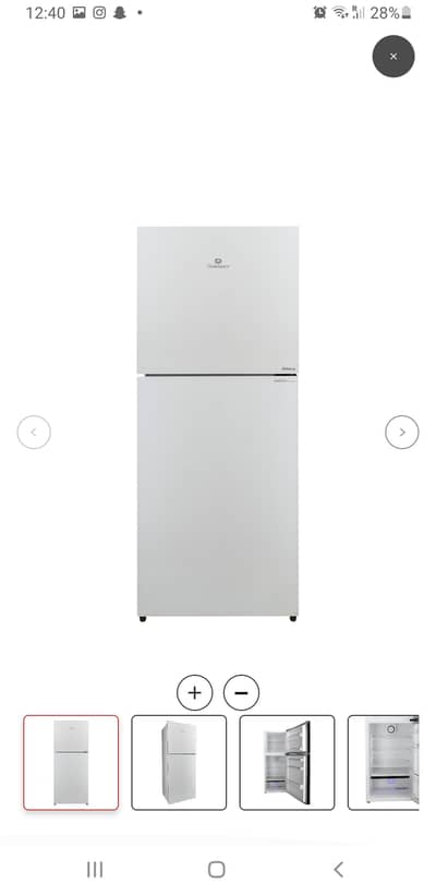 Dawlance inverter full size fridge freezer new condition hardly used