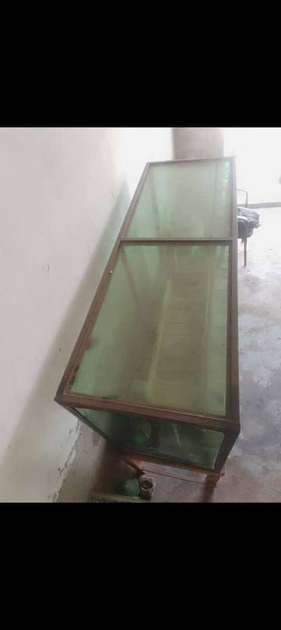 glass counter table