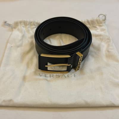 Versace Greca Stylish Leather Belt (Men/Unisex) - Brand New/Original