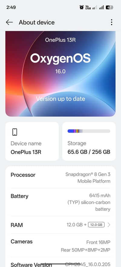 One Plus 13R