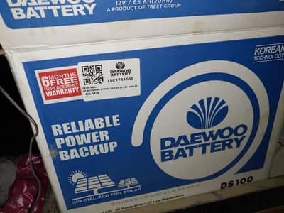 Daewoo Ds 100 Solar Battery less used