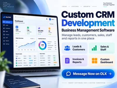 Custom CRM Development | Business Management Software | Web Developer